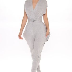 Grey jumpsuit